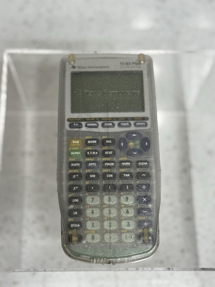 Texas Instruments TI-83 Plus Silver Edition Clear Graphing Calculator Working