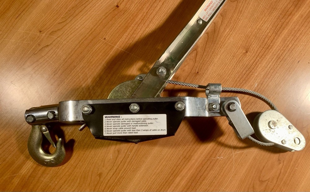 Dun Huang Hand Winch Puller Comealong 1-Ton Lift 2-Ton Pull