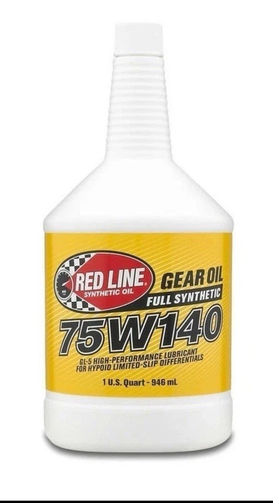 Red Line 75W140 API GL-5 Gear Oil 1 Quart