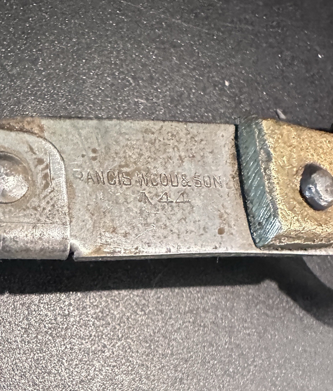 WW2 British Army Sapper’s Portable Chain Saw in Leather Case with Handles & File