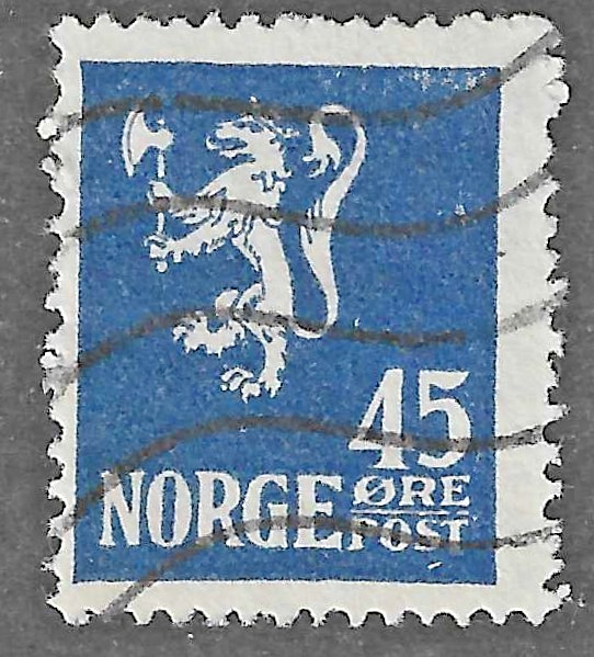 Norway (1925)  - Scott # 114.    Used