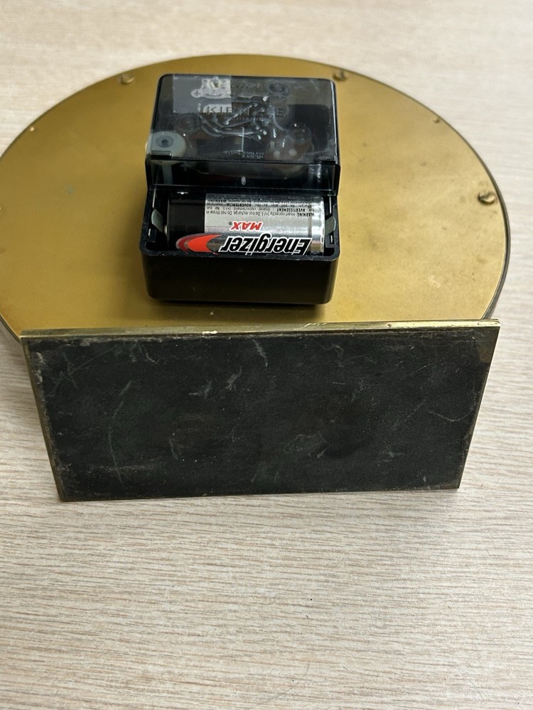 KIENZLE ART DECO TABLE CLOCK BRASS MADE IN GERMANY
