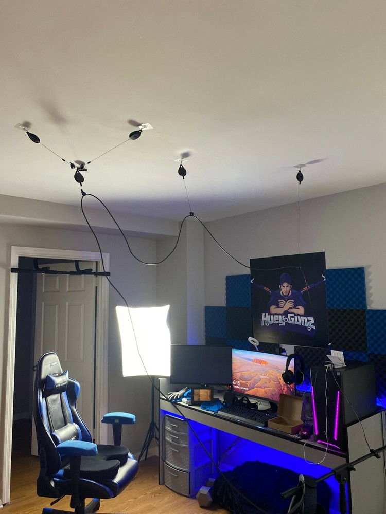 VR Wire Cable Management Pulley System Oculus/Meta Quest HTC Vive Valve Index