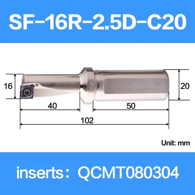 Single Edge U Drill Insert Bit Multi-Functional Turning Boring Integrated Tools