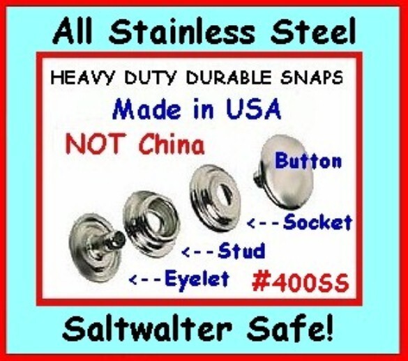20 Sets Standard Nickel Canvas SNAP FASTNER with the TOOLs
