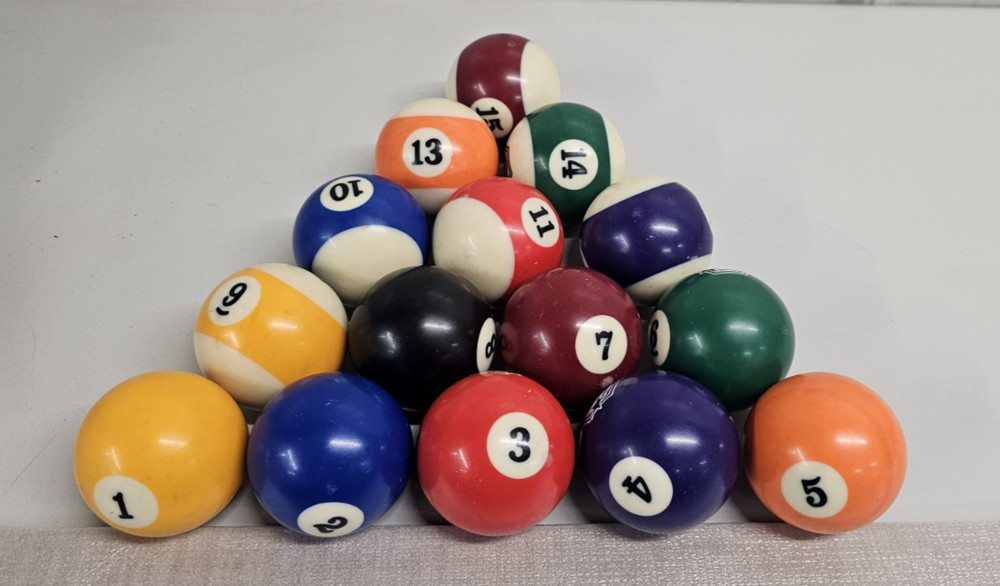 Matco Tools Billard Ball Set USED POOL BALLS