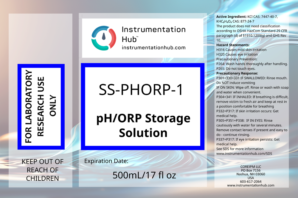 INSTRUMENTATIONHUB pH/ORP Electrode Storage Solution 17 floz (500mL)