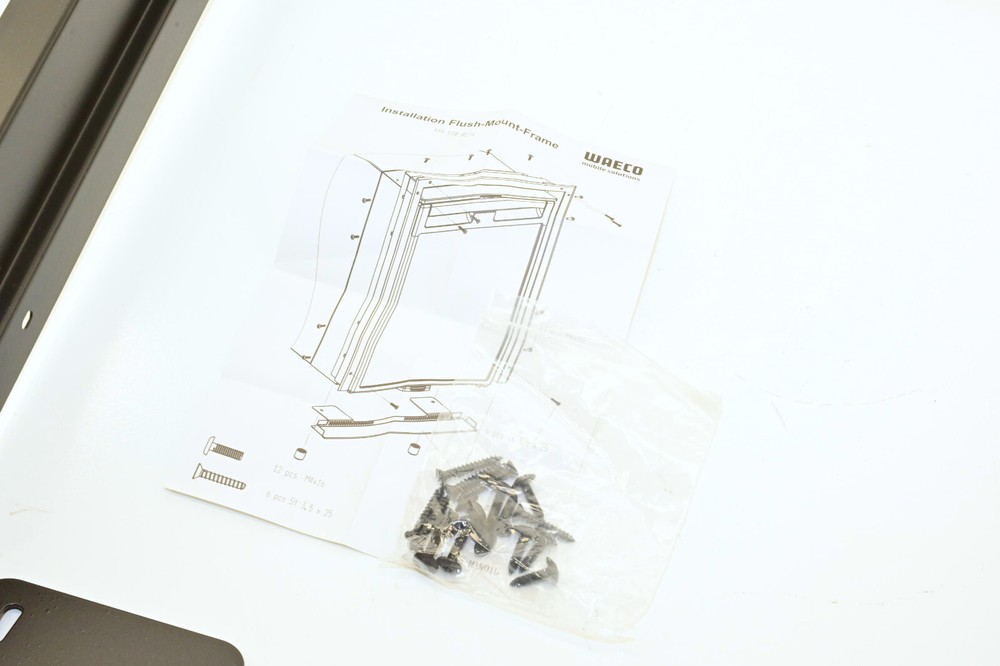 Dometic EFM-0065U CoolMatic Mounting Flange for CR-65 - Black - Flush Mount