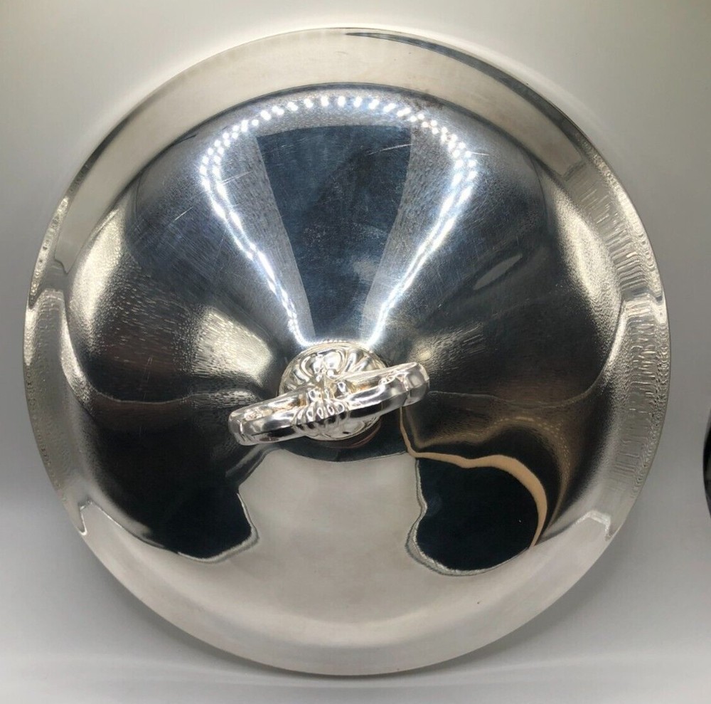 F.B. Rogers Georgetown Silver Plated Covered Footed Serving Dish - Ships Fast!