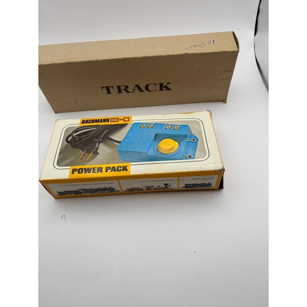 Bachmann HO Scale Train Power & Track Add-On Bundle – NEVER USED