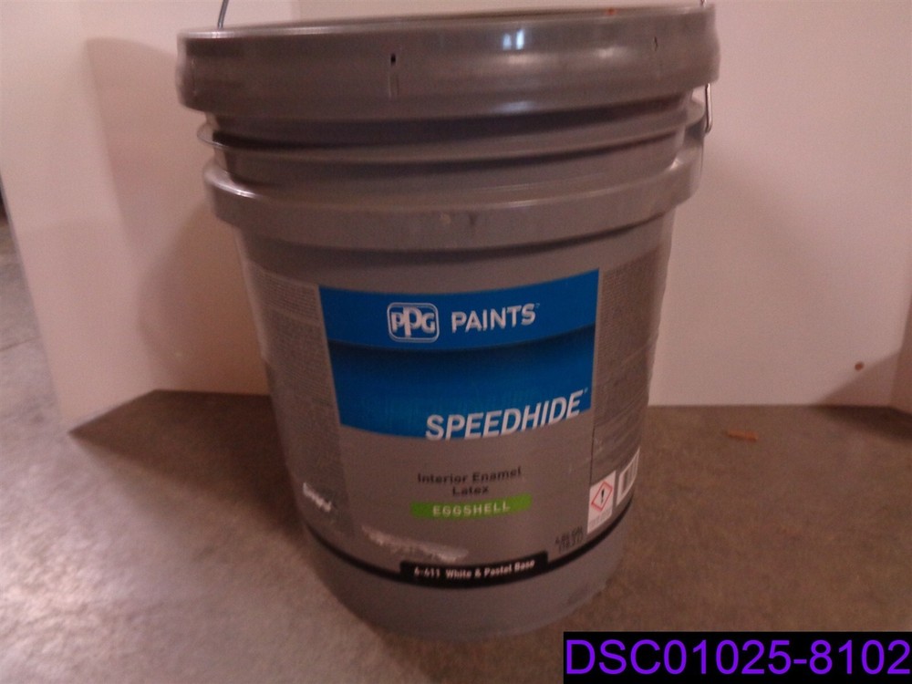PPG Speedhide Interior Enamel Latex Eggshell 6-411, 5 Gallon