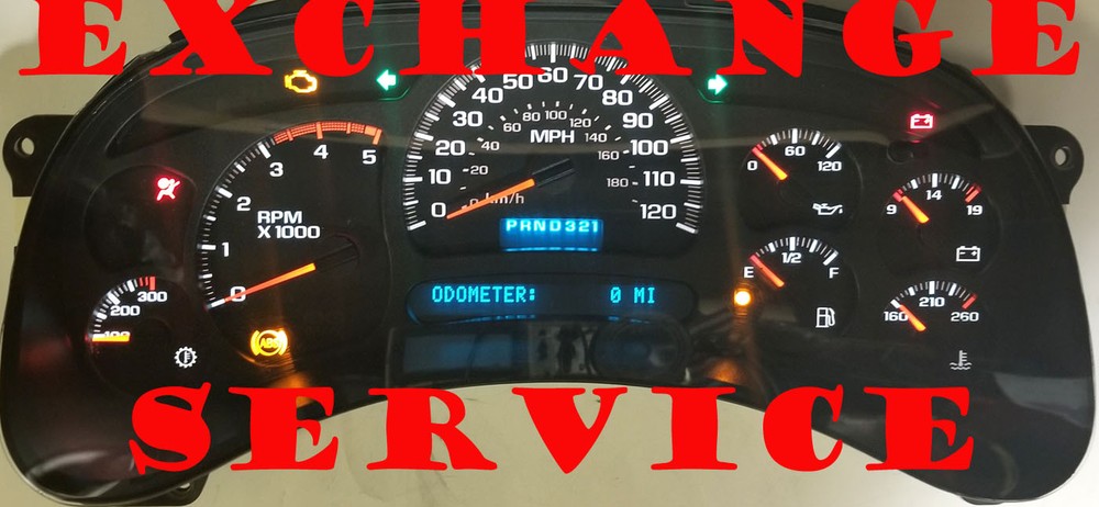 2003 2007 GMC SIERRA CHEVY SILVERADO CLUSTER SOFTWARE & ODOMETER CALIBRATION