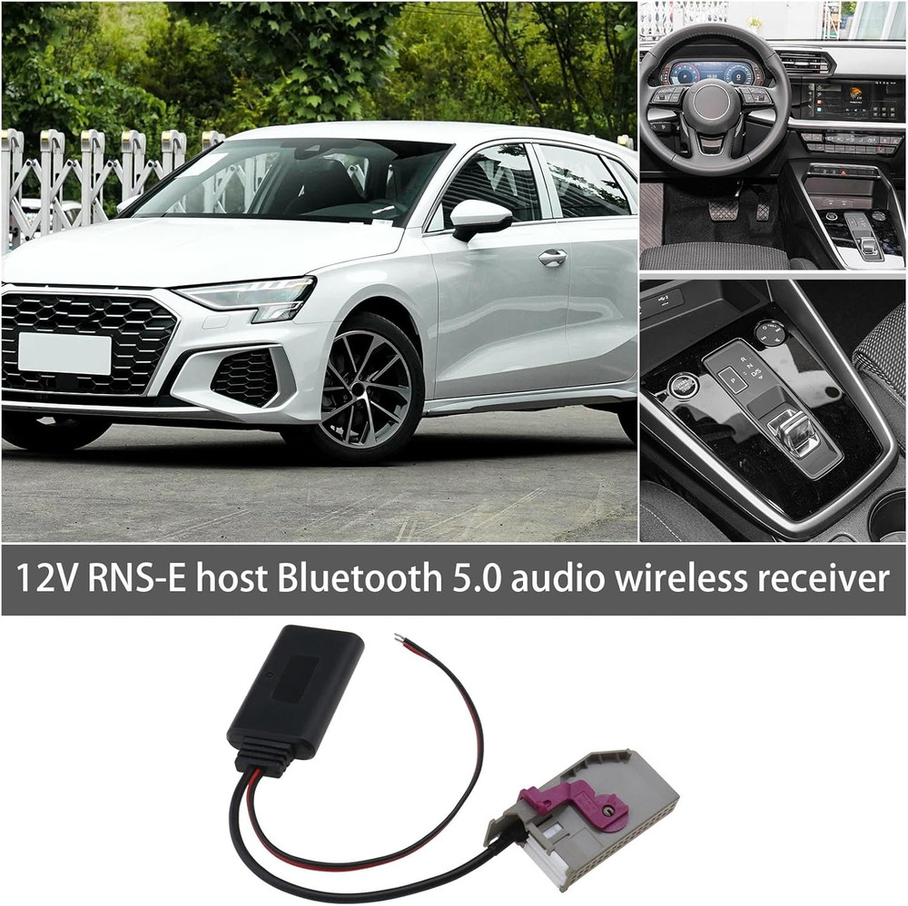 32Pin RNS-E Bluetooth AUX Adapter for A3 A4 A6 A8 R8 TT 12V Car Bluetooth Module