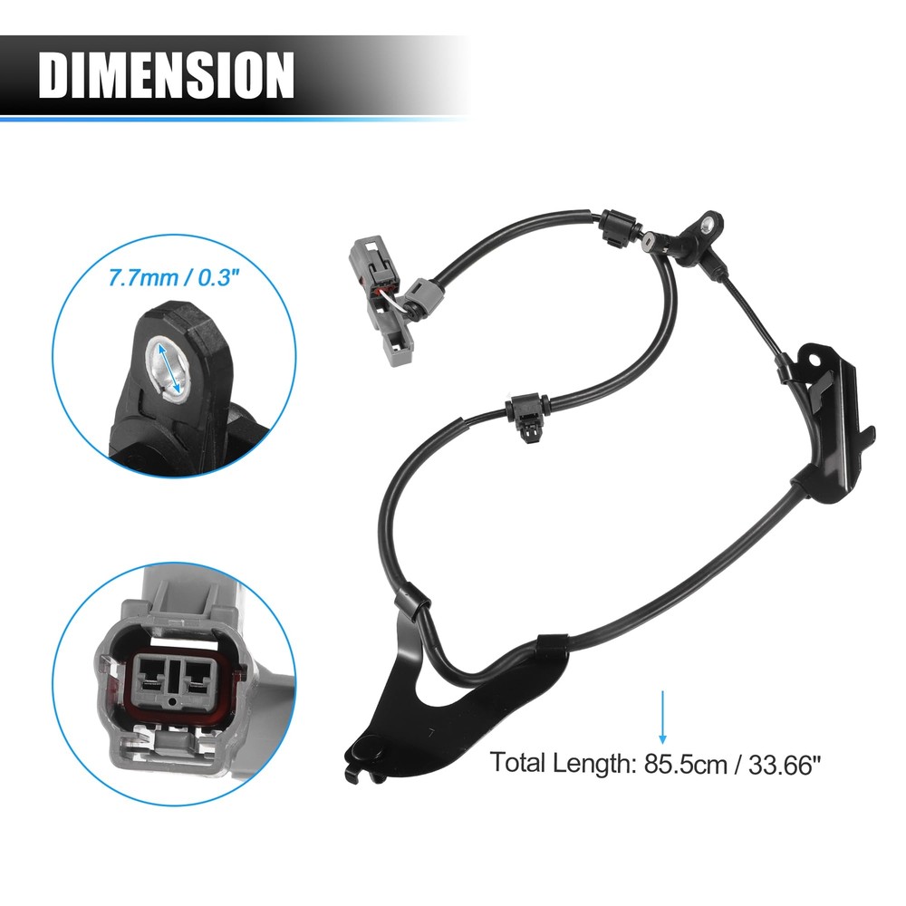 Front Left Side ABS Wheel Speed Sensor ABS Sensor for Isuzu D-Max 2012-2021 3...