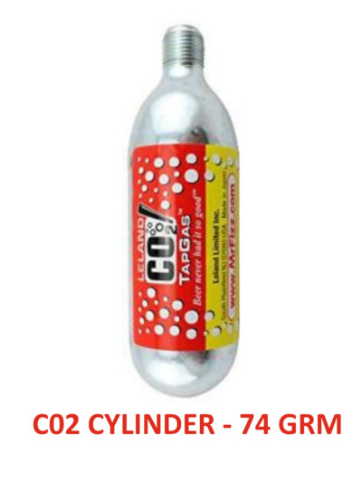 74g CO₂ Cartridge for Kegerator & Mini Beer Kegs | Single Use