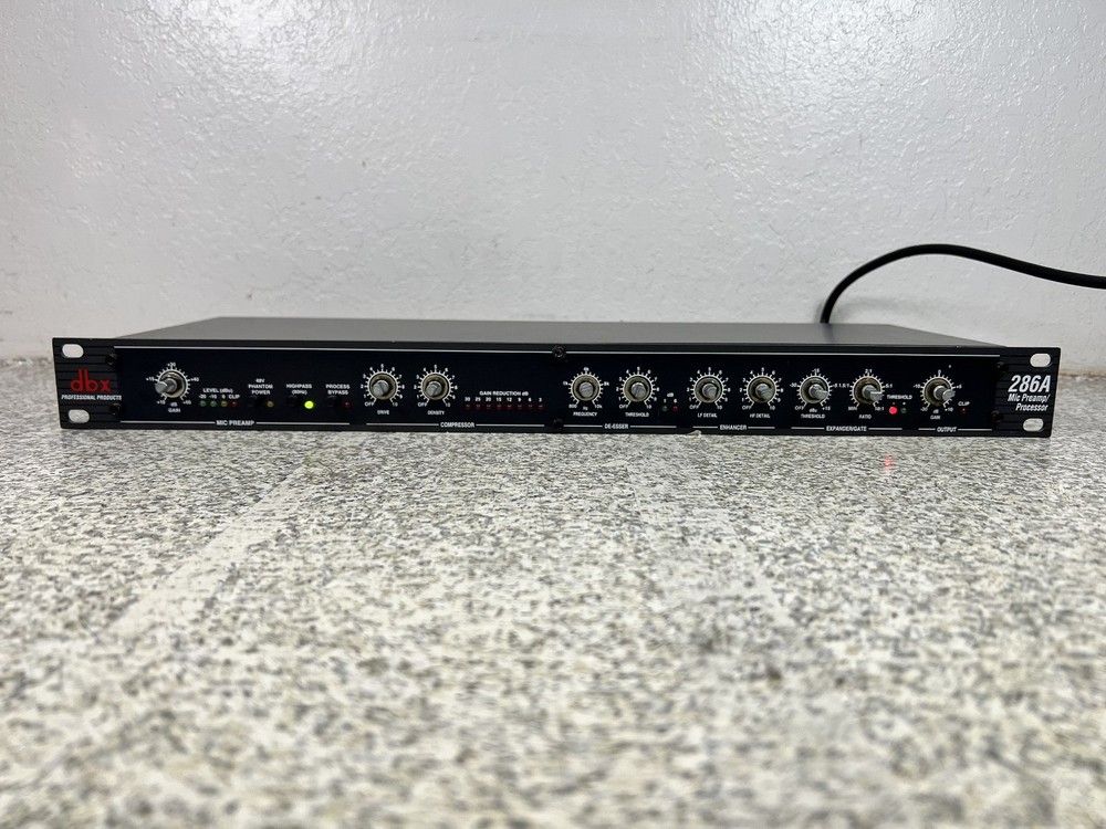 dbx 286A Microphone Preamp Processor CG01BJ6 (NO KNOBS!)