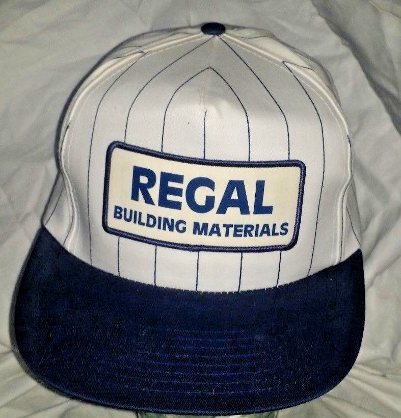 Regal Building Materials Pin Stripe Patch Hat  A3