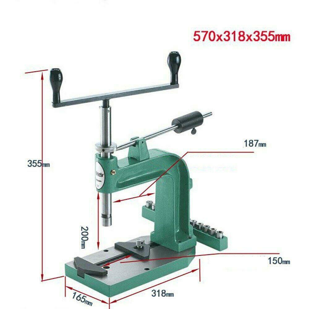 Manual Tapping Machine Desktop Hand Tapper Tapping Clamp Imperial Thread G8748