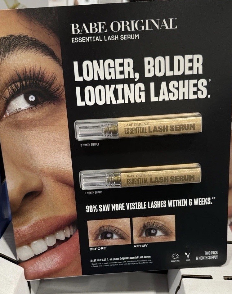 Babe Original Essential Eyelash Two-Pack, 6-Month Supply