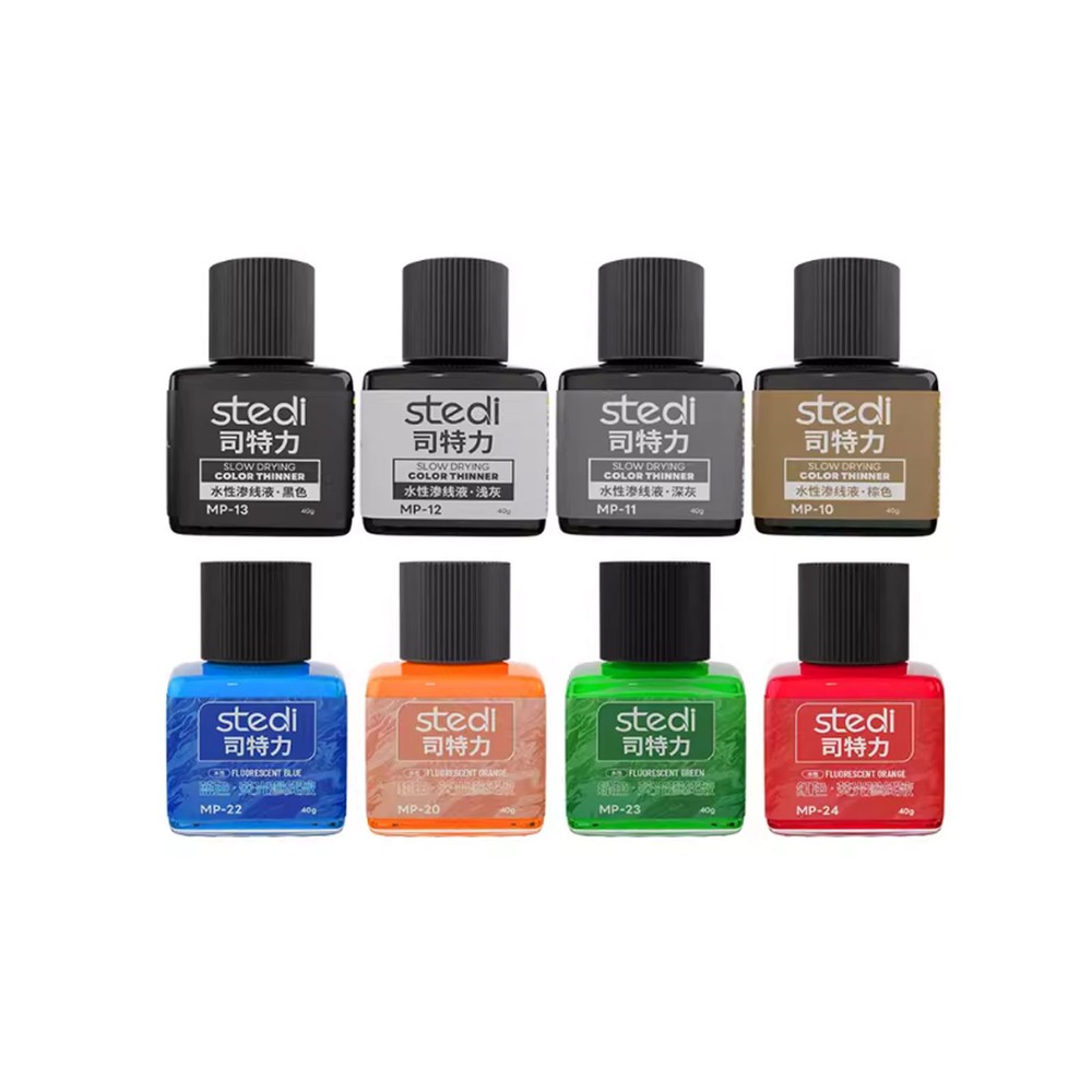 Water-based Fluorescent Panel Liner 40g for Model Panel Line Accent Color