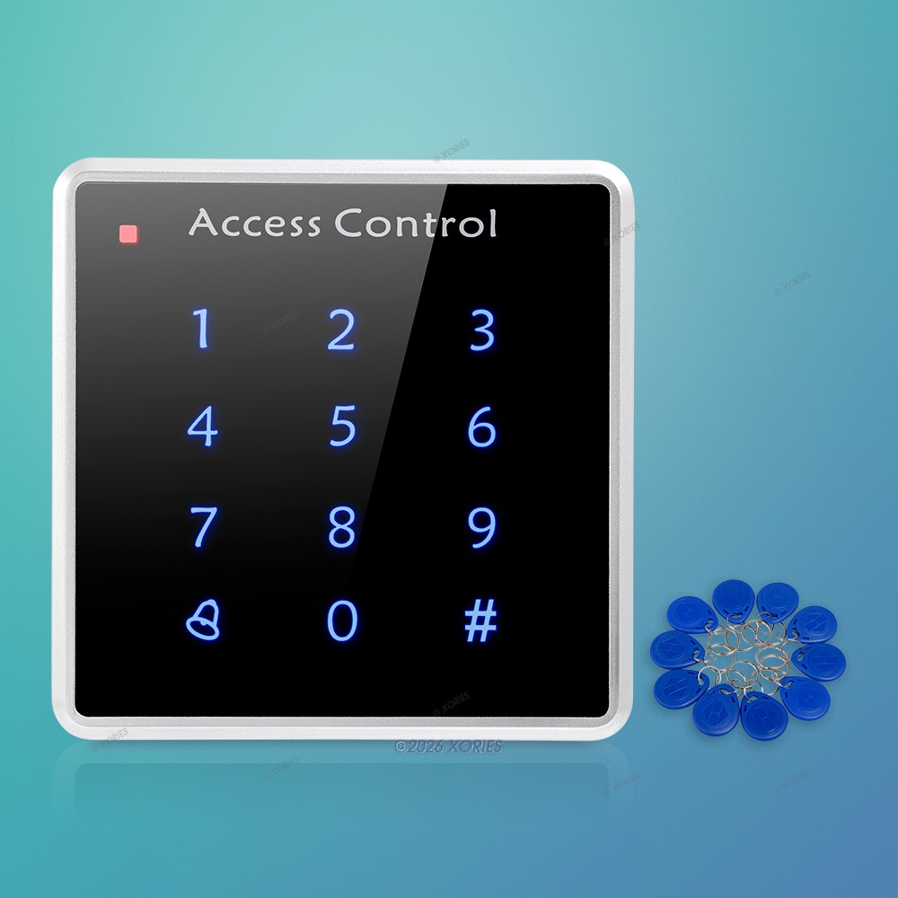 Single Door Keypad And RFID ID Card Reader Access Control +10 ID Card Keyfobs