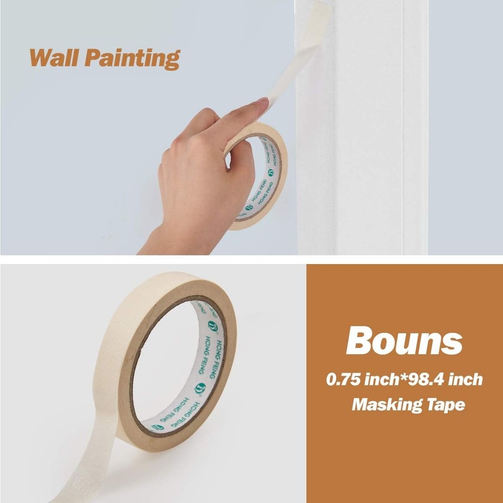 Paint Roller Kit 17 Pack 9 Inch Paint Roller Frame with Microfiber Roller Cover