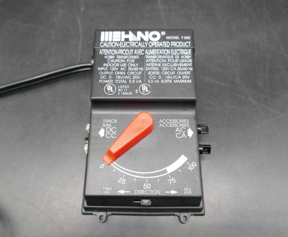 HO Mehano Transformer Controller Model F352 - Working
