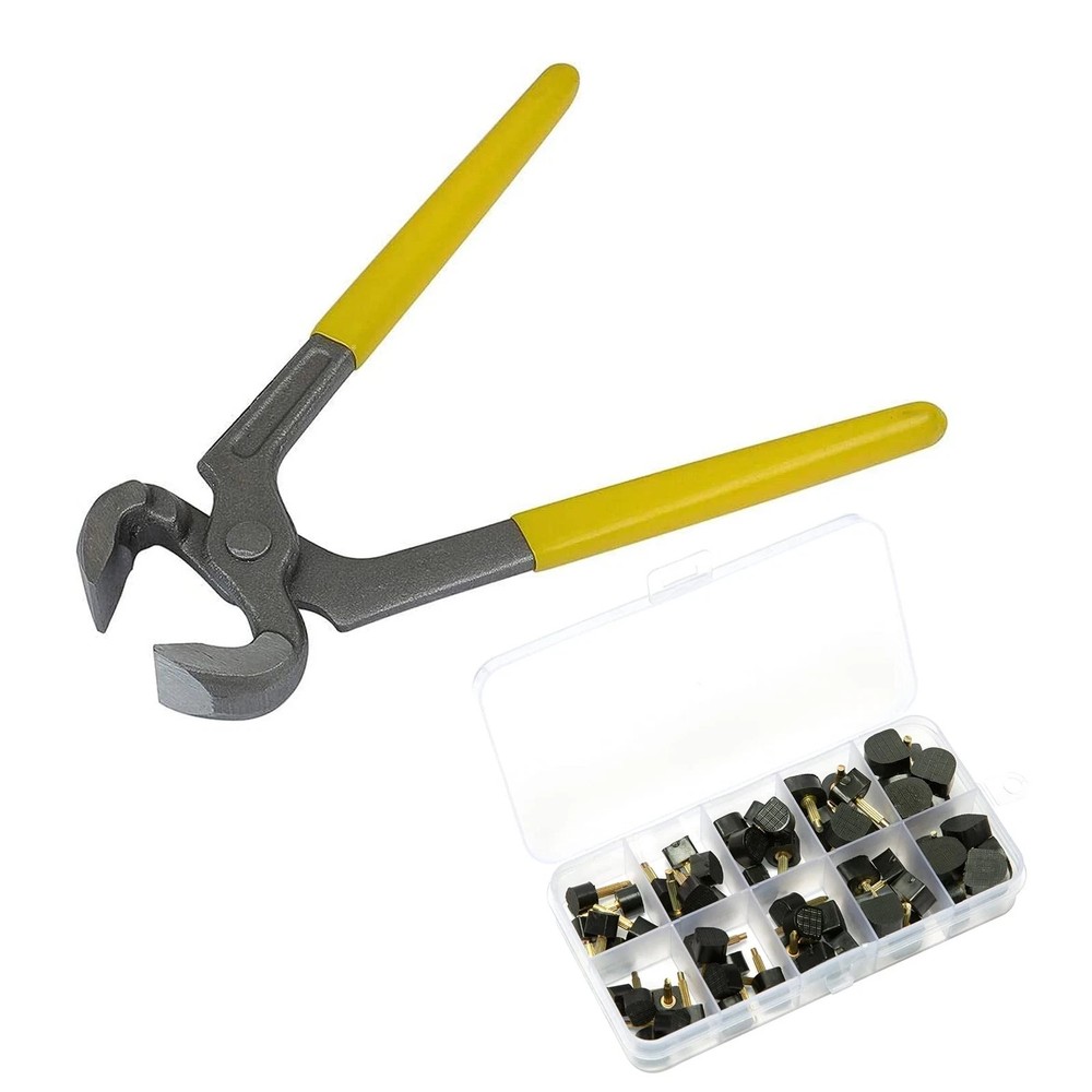 Heel Repair Plier and Replacement Tips for High Heels Includes Various Sizes