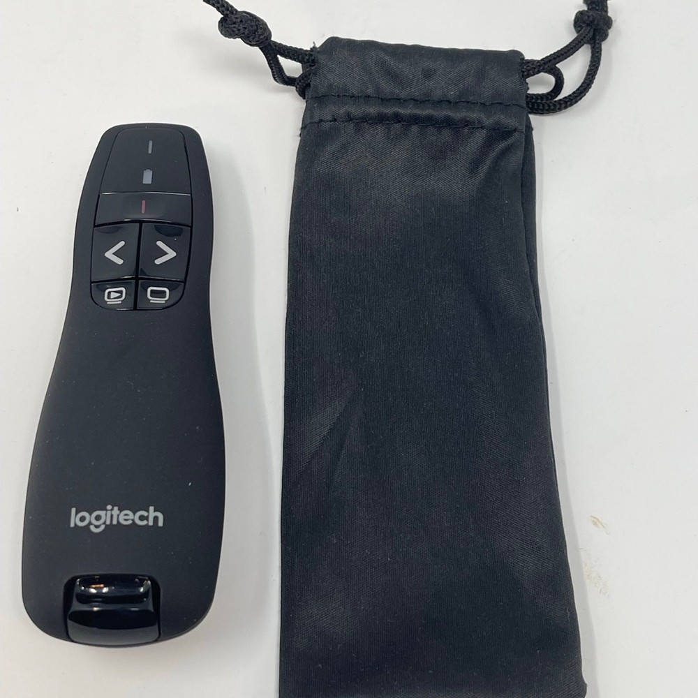 Logitech R400 Wireless Presenter Remote with Laser Pointer & Case Tested