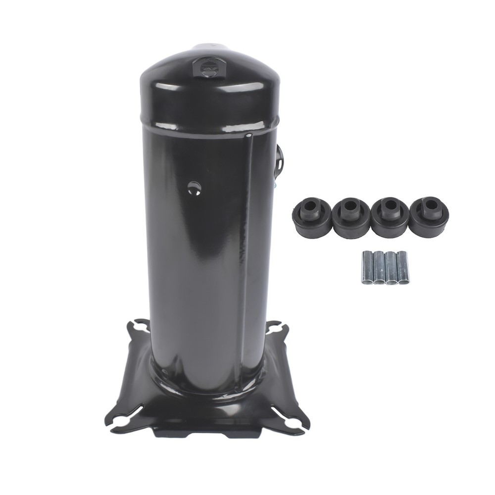 Replacement Compressor 3.5 Tons 208/230V R-410A Scroll 1 Phase Molded Plug Black