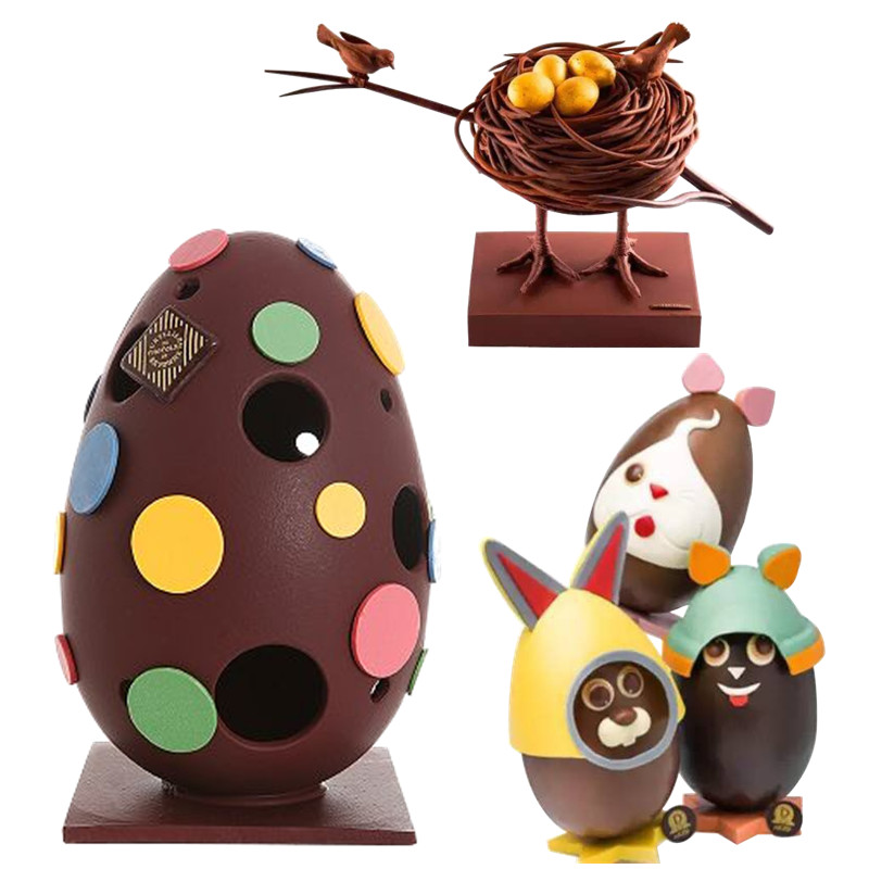 Large Ostrich Egg Chocolate Mold Egg Shaped Candy Mould PC Candy Mold