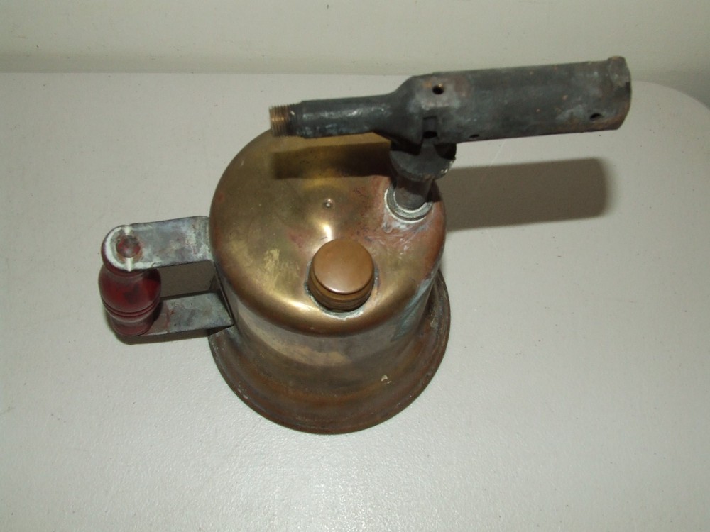 Vintage Brass "Hub" Gasoline Blotorch