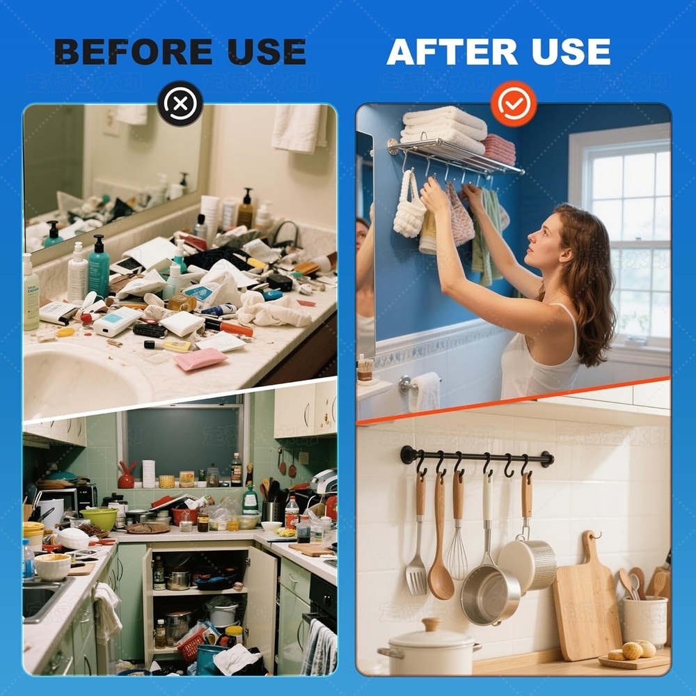 36 Pack Heavy Duty Double-Sided Adhesive Pads - Waterproof Mounting Solution