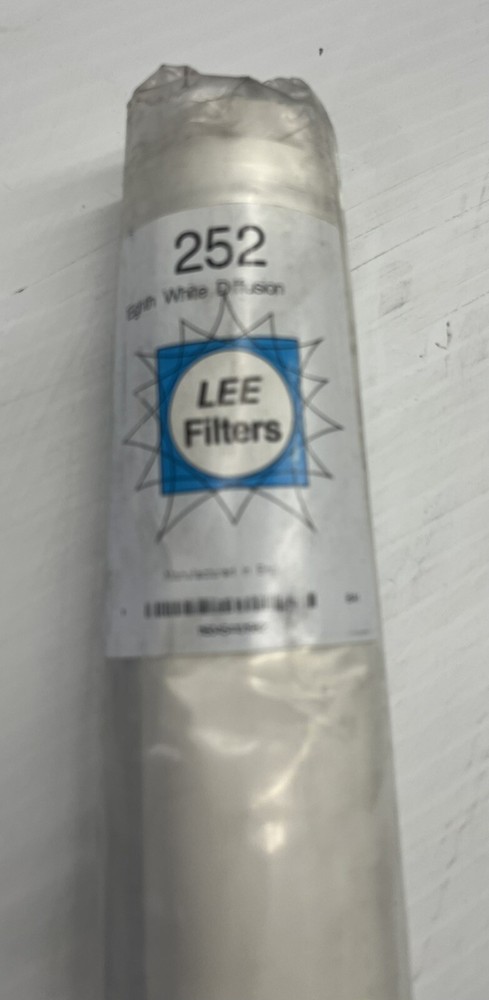 1 X  LEE Filters 252 Eighth White Diffusion Filter 48" x 25'  NEW