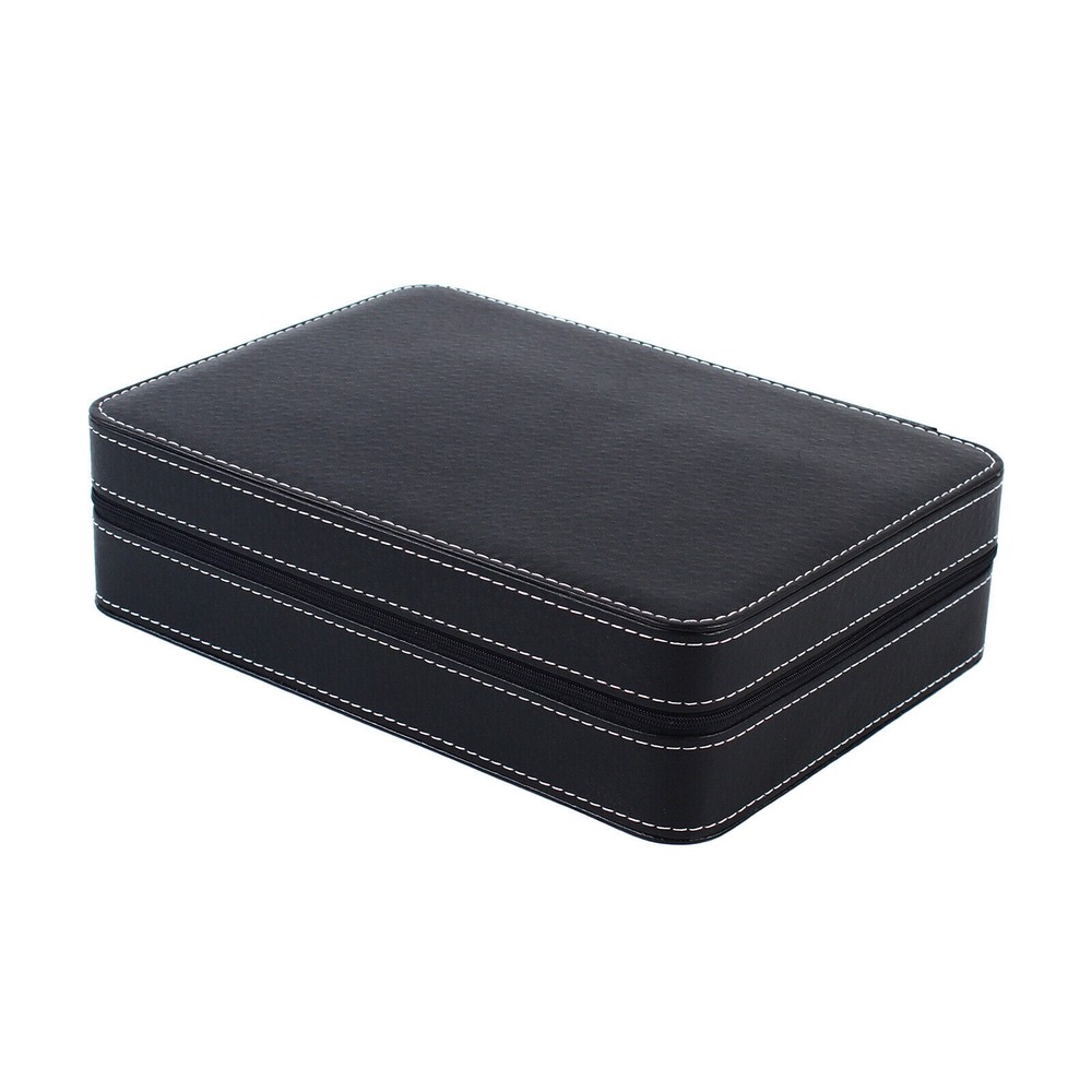 10 Slots Watch Display Case Storage Box Case | Leather Rounded Corner