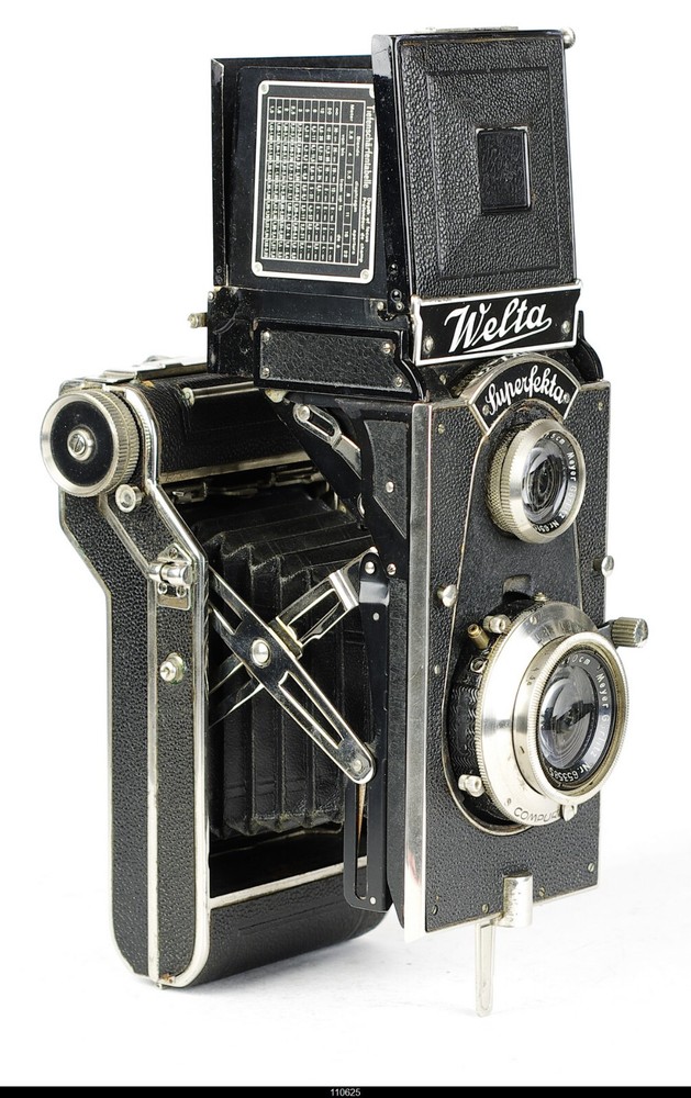 Welta Super Perfekta 6x9 TLR Medium Format Camera w/Triolplan 7.5cm Mint-
