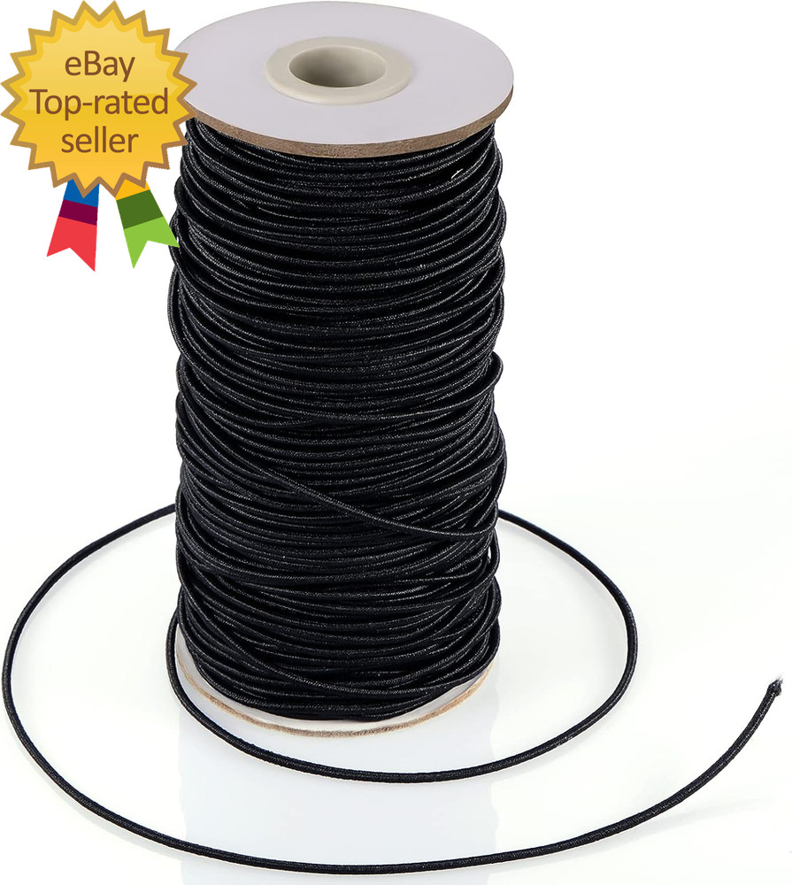 100 Yards 2 Mm Elastic Cord Stretch String Elastic Beading Cord Craft Thread