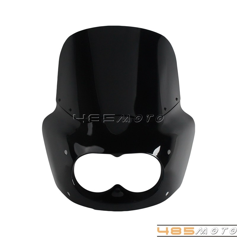ABS Headlight Fairing Windshield For Harley-Davidson Dyna Fat Bob FXDF 2008-2017
