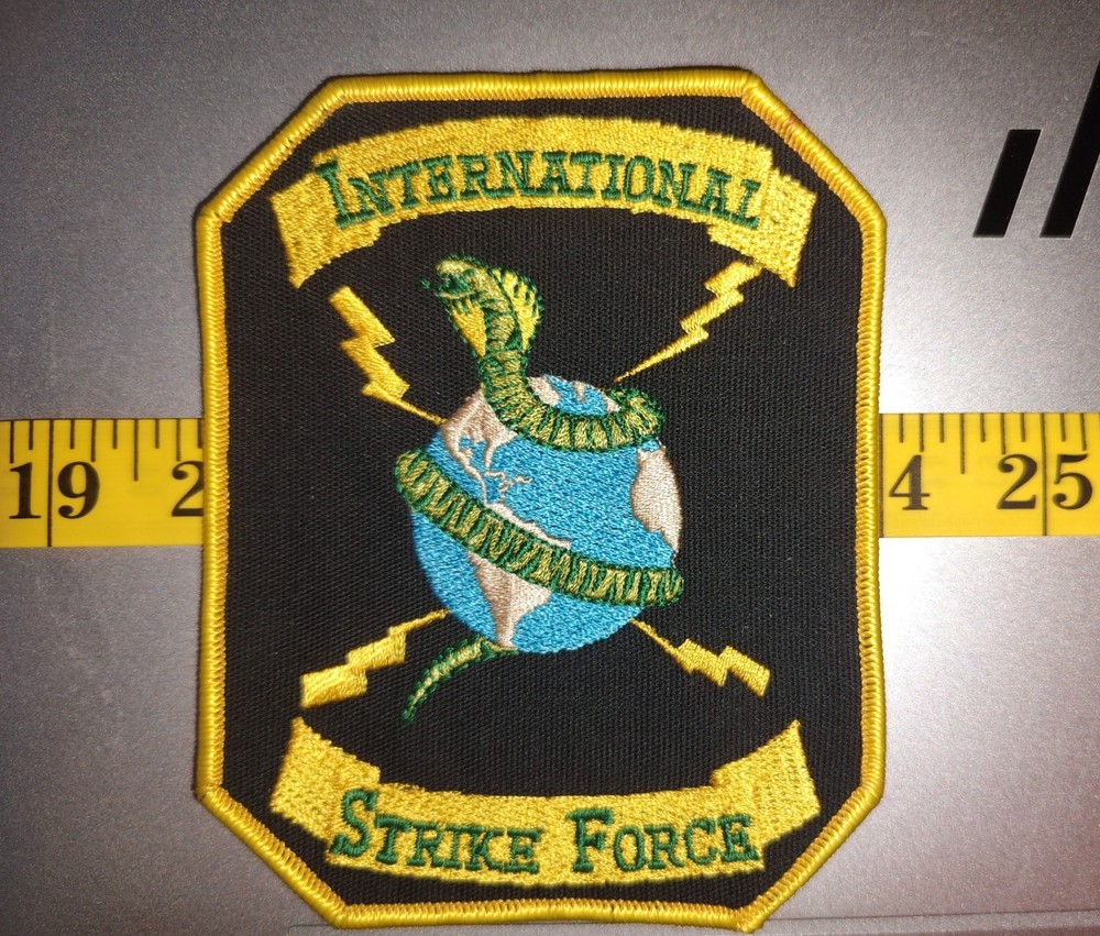 International Strike Force Patch 4"x5"