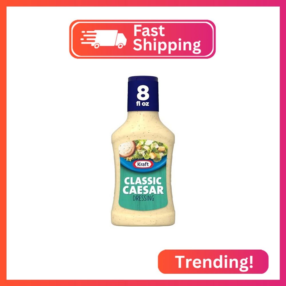Kraft Classic Caesar Dressing, 8 fl oz Bottle