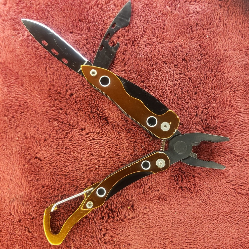 Field & Stream Multi Tool Orange Scissors Pliers