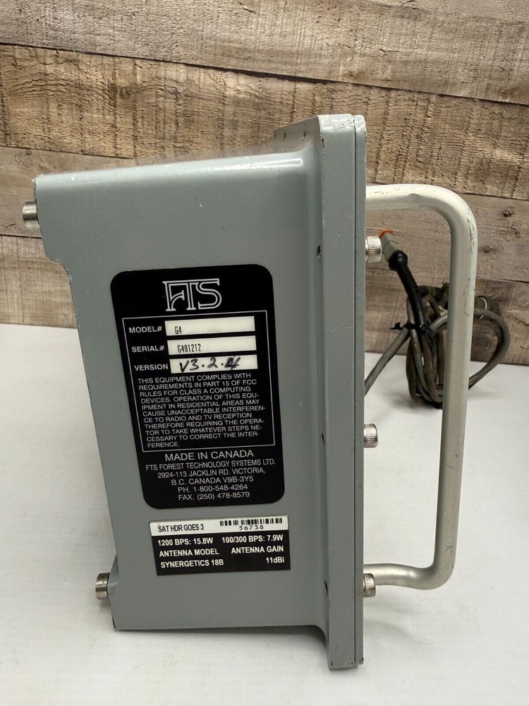 FTS g4 sat hdr goes 3 High Data Rate GOES Transmitter