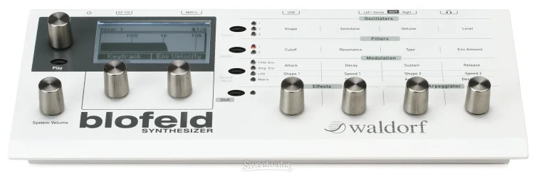 Waldorf Blofeld Desktop Synthesizer - White