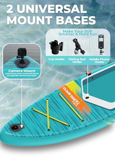 11'6"/11'/10' Inflatable Paddle Board with Complete Accessories, Versatile