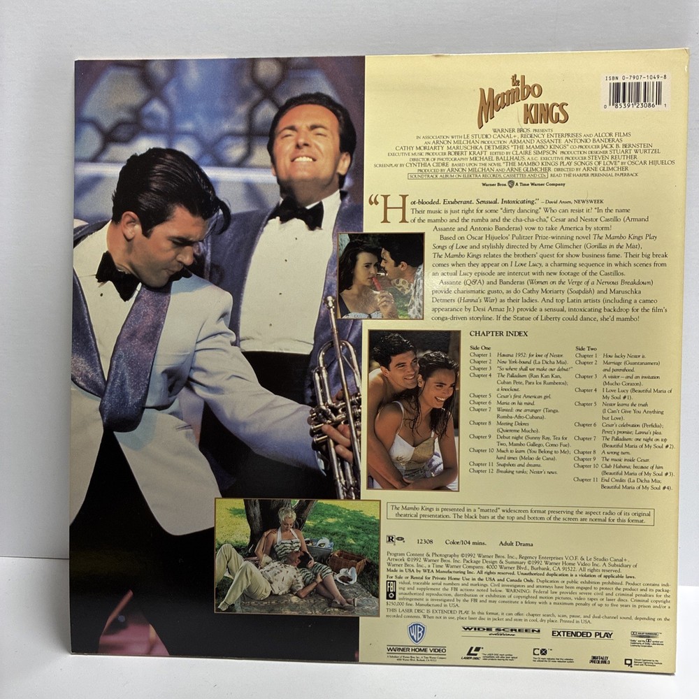 The Mambo Kings (Laserdisc, 1992)