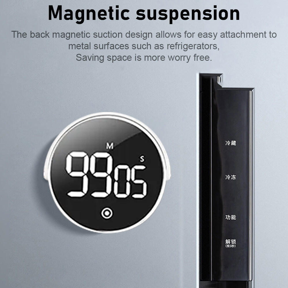 Large LED Display Magnetic Countdown Countup Timer Digital Kitchen Cooking Timer