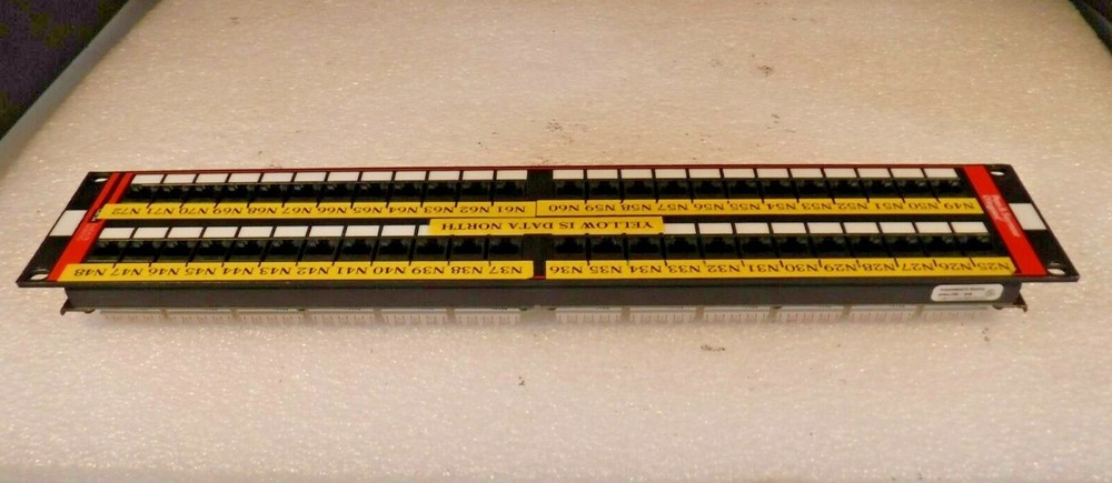 Pass & Seymour Olegrand 48845C5E 48-Port Communication Circuit Accessory Panel