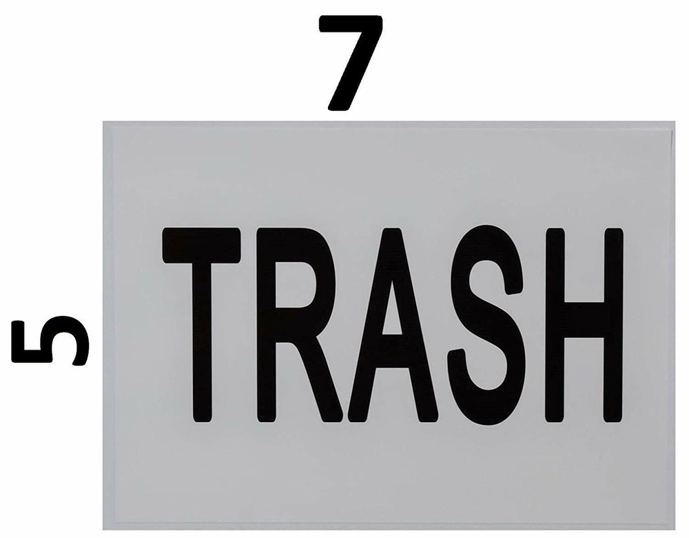 Trash Sticker (Sticker,White, 5X7)-REF24-1027