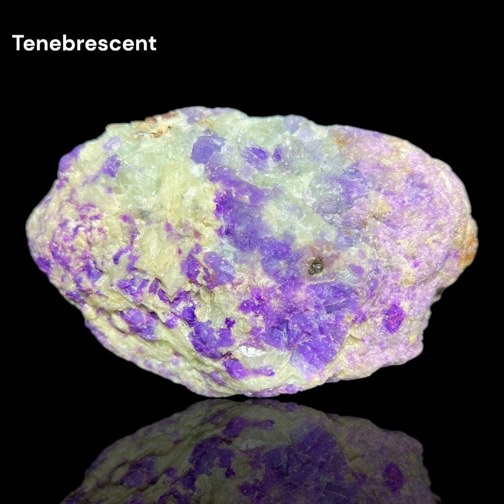 472 G Rare Fluorescent Sharp Phosphorescent Hackmanite, Phlogopite, Calcite AFG