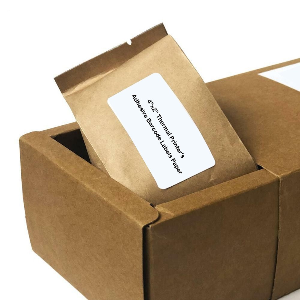 4"x2" Thermal Label Printer Self Adhesive Sticker Label 1000 sheets (4 rolls)